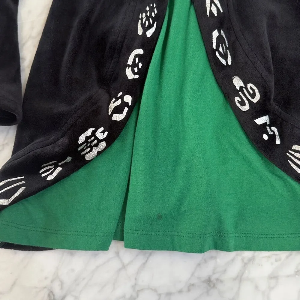 Disney Hocus Pocus Winifred Sanderson Halloween Costume Dress Witch Girls XS 4/5 - Picture 4 of 5